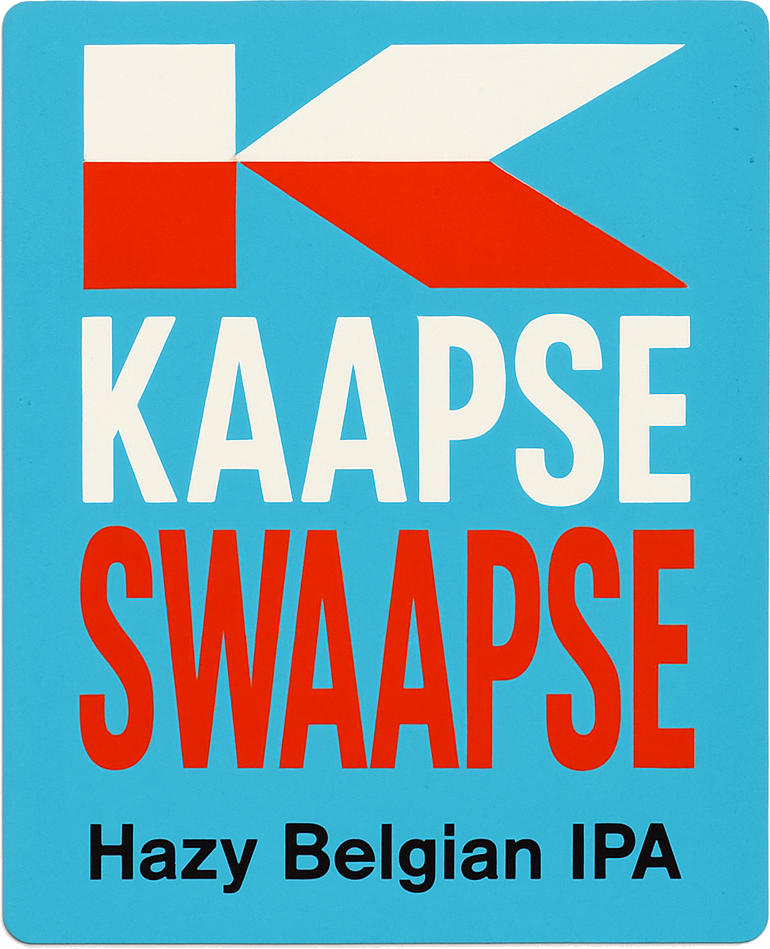 Etiket van Kaapse Swaapse