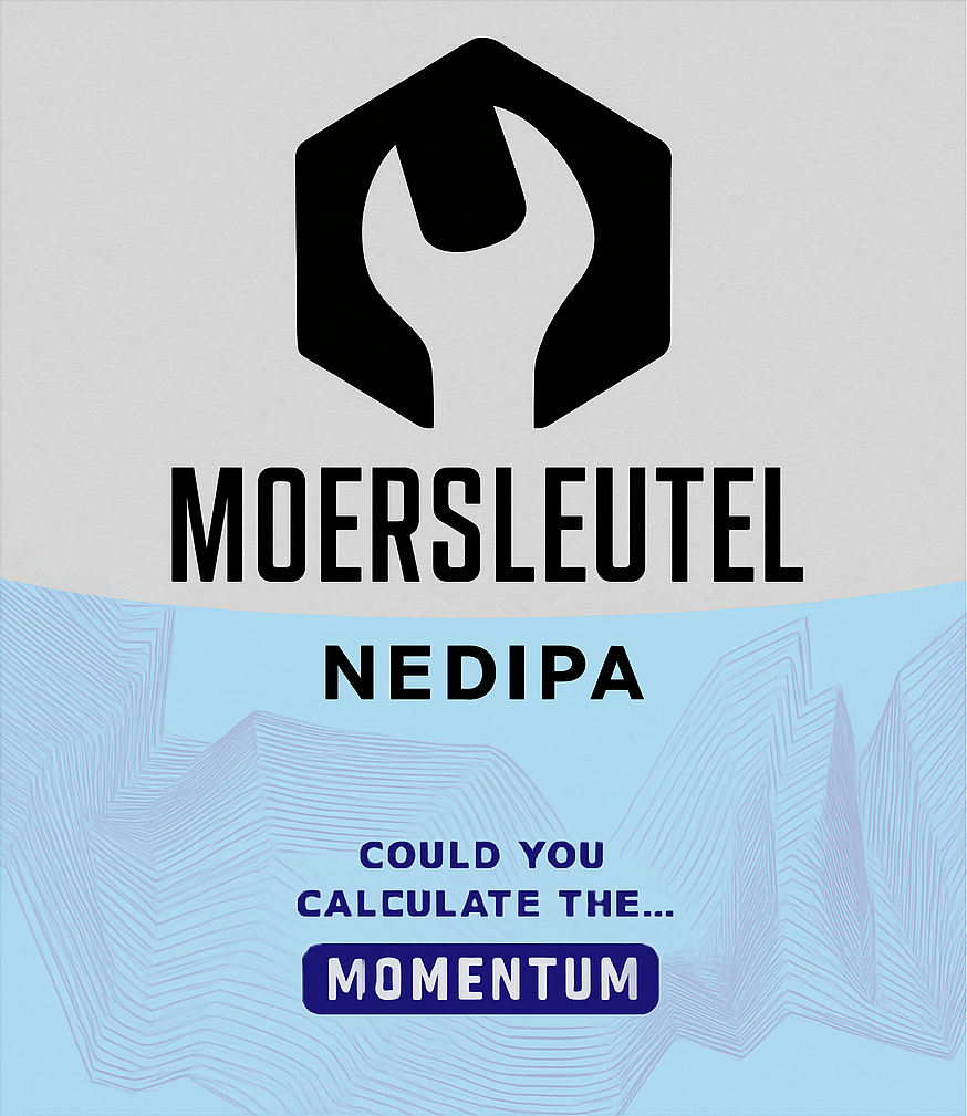 Etiket van Moersleutel Can You Calculate The Momentum