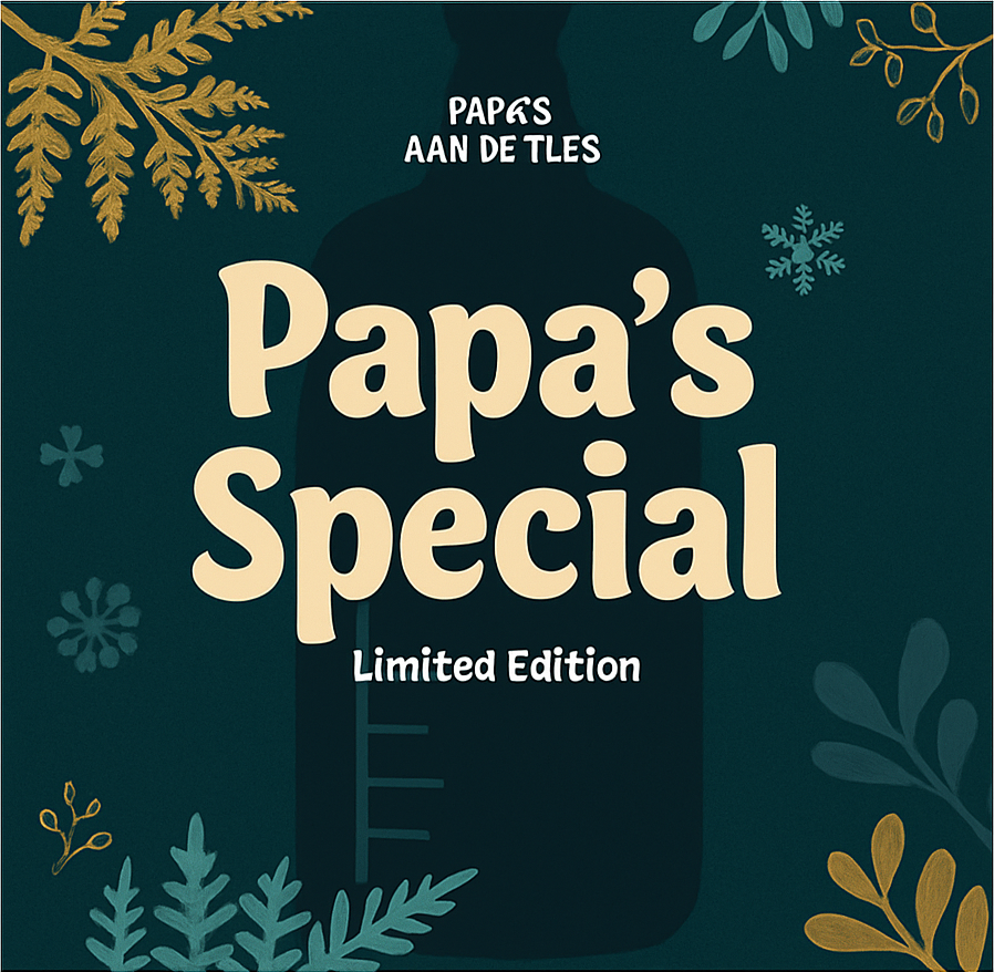 Etiket van Papa's aan de Fles Papa's Special