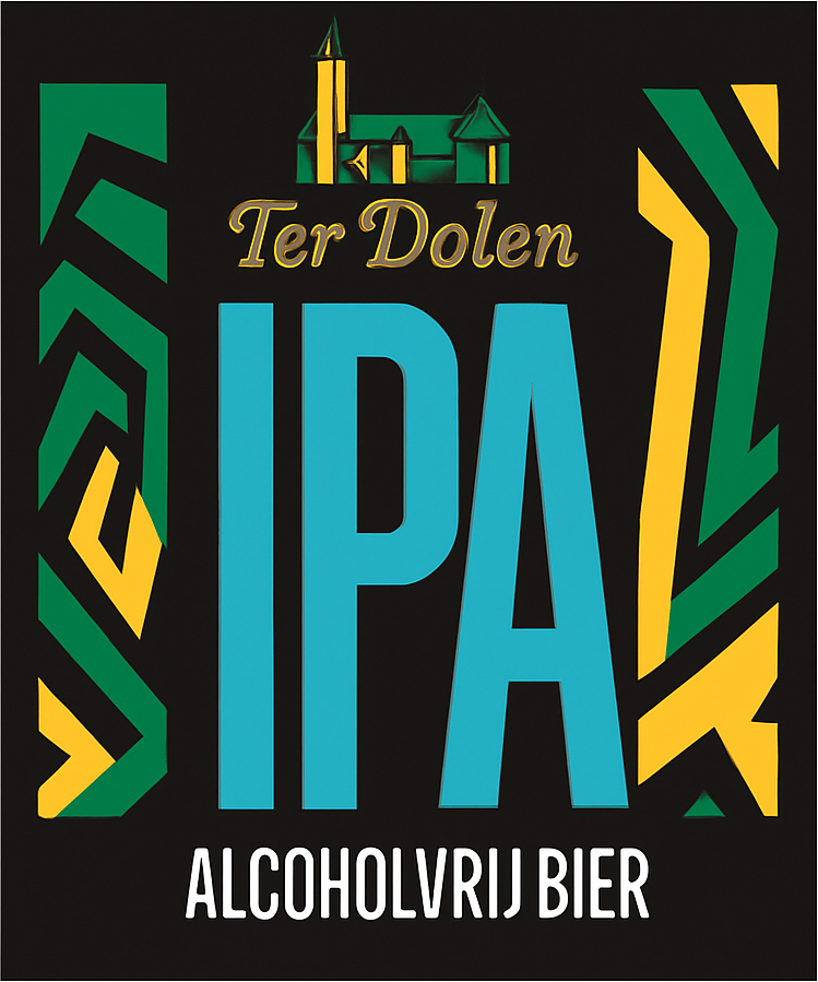 Etiket van Ter Dolen IPA op de d00l
