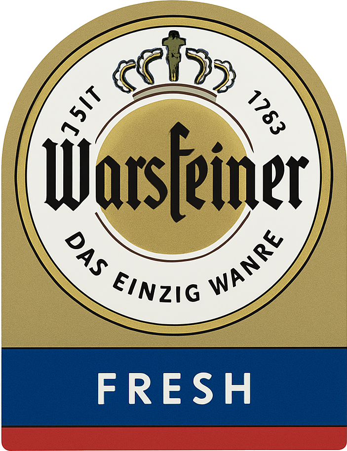 Etiket van Warsteiner Fresh 0.0