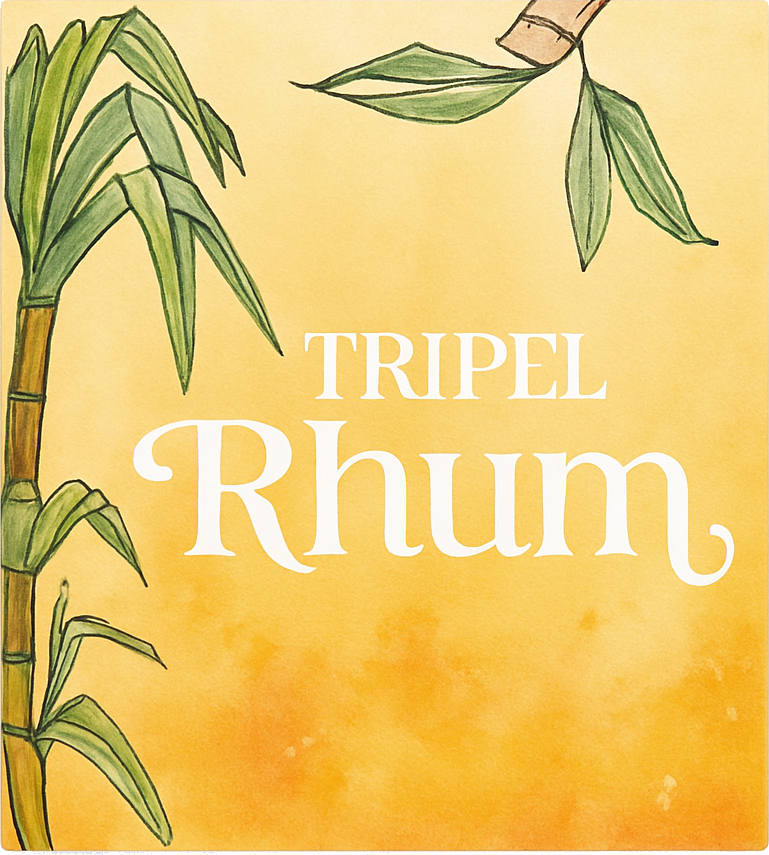 Etiket van Vicaris Tripel Rhum
