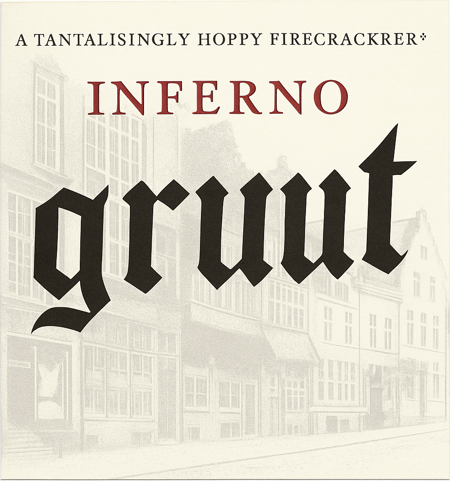 Etiket van Gruut Inferno