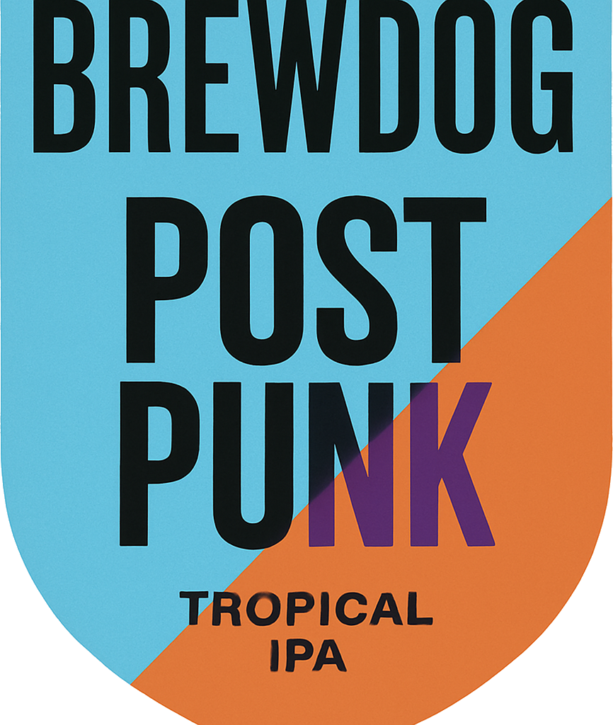 Etiket van Brewdog Post Punk
