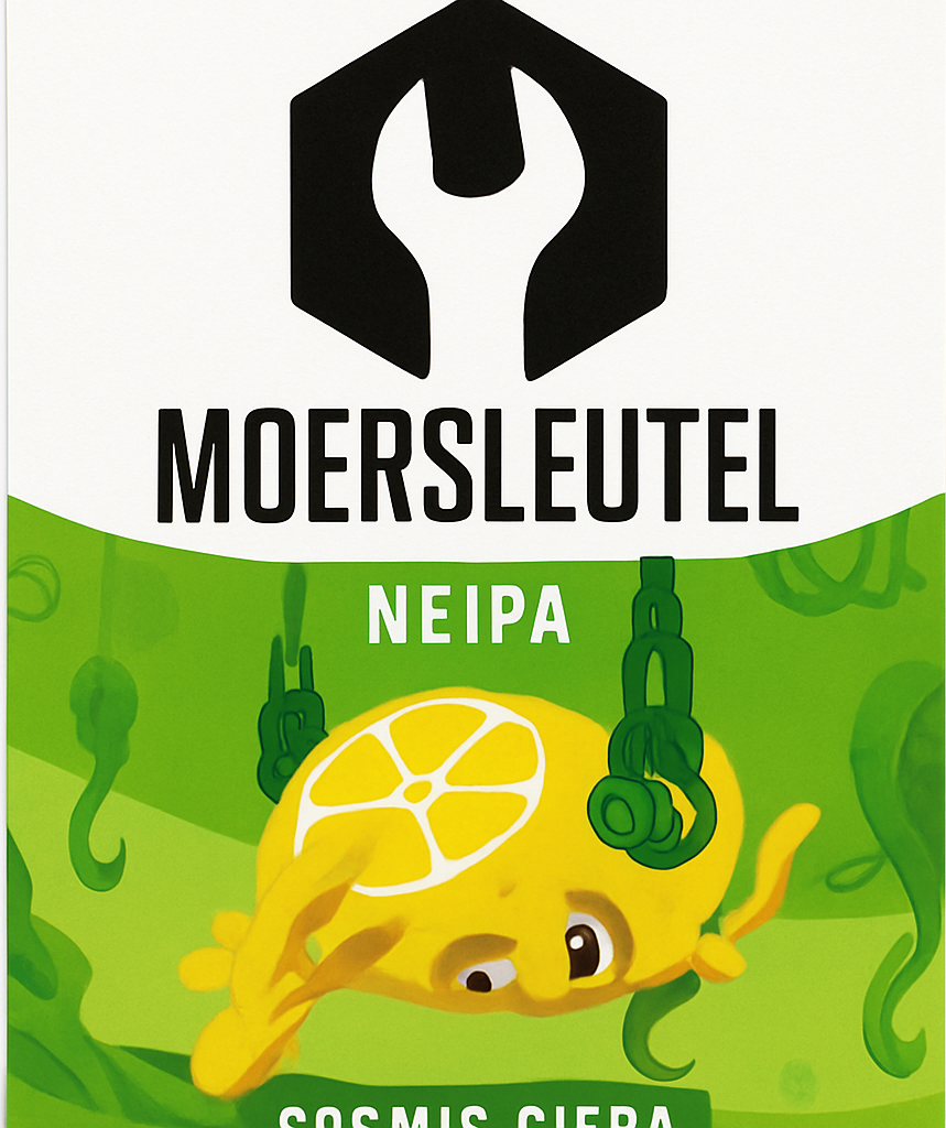 Etiket van Moersleutel Kosmic Citra