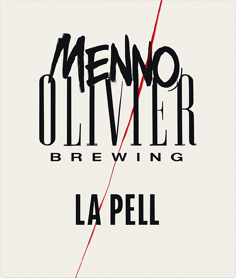 Etiket van Menno Olivier La Pell