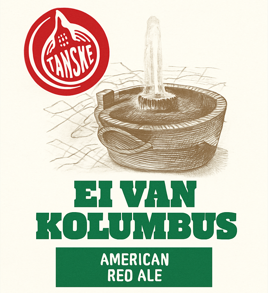 Etiket van Eanske Ei van Kolumbus