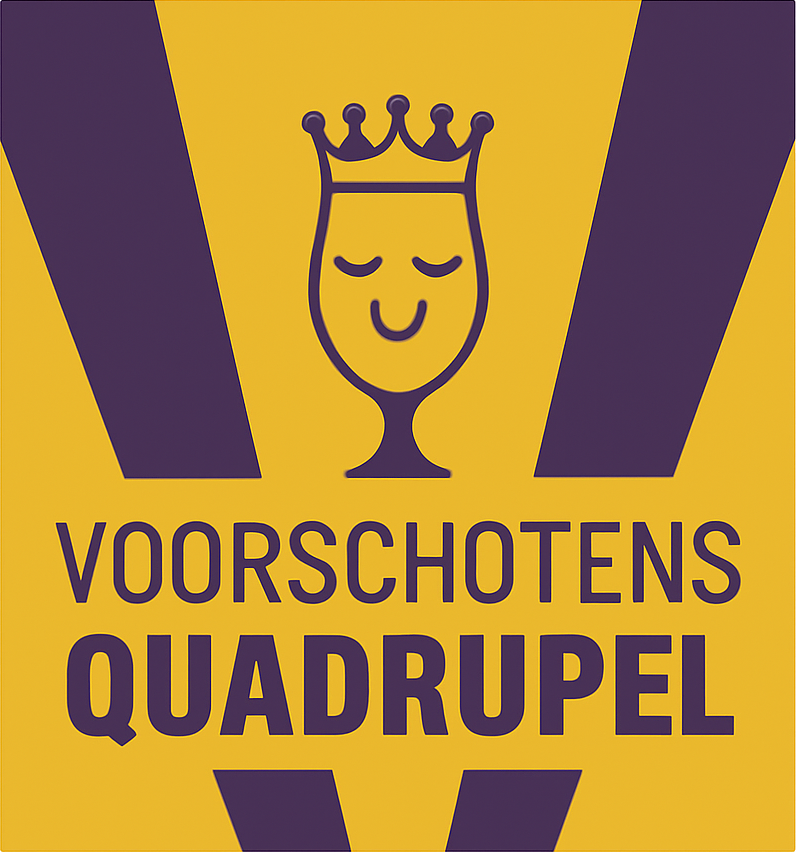 Etiket van Voorschotens Quadrupel