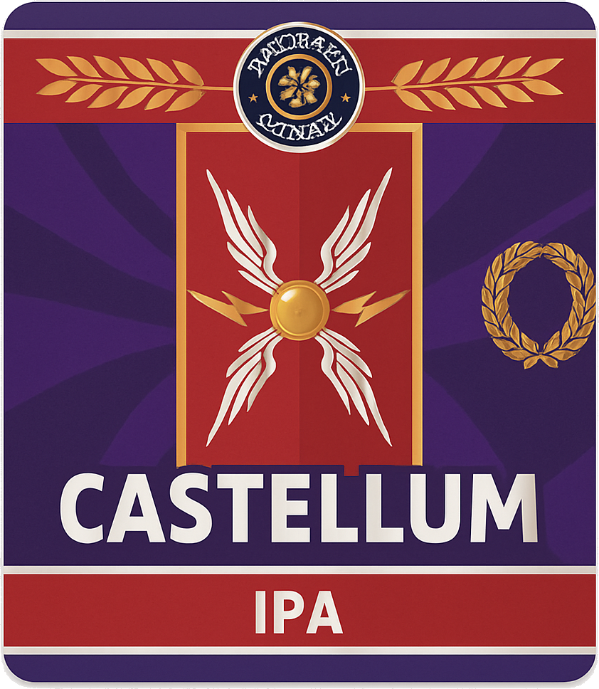 Etiket van 12 Stuyvers Castellum IPA