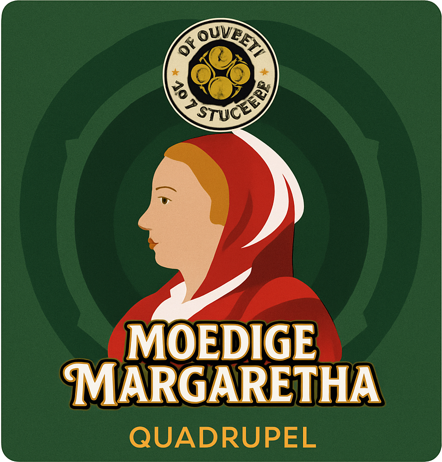 Etiket van 12 Stuyvers Moedige Margaretha
