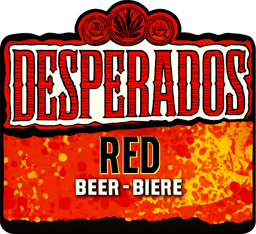Etiket van Desperados Red