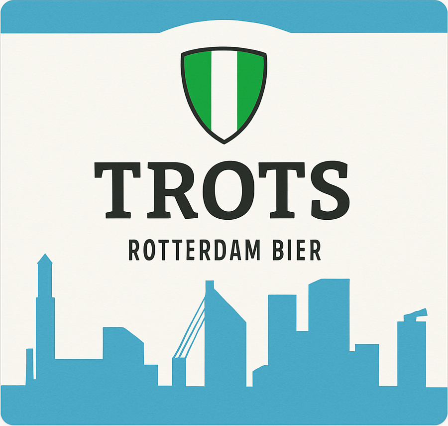 Etiket van Trots Wit