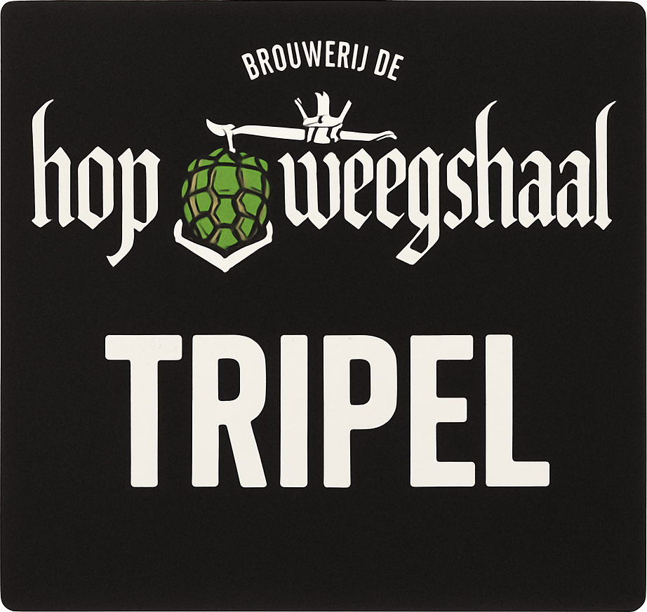 Etiket van Hopweegschaal Tripel