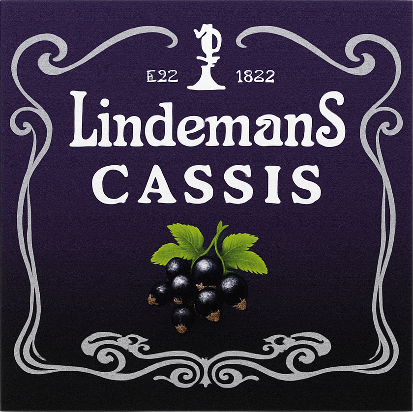Etiket van Lindemans Cassis