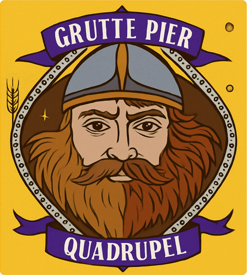 Etiket van Grutte Pier Quadruppel