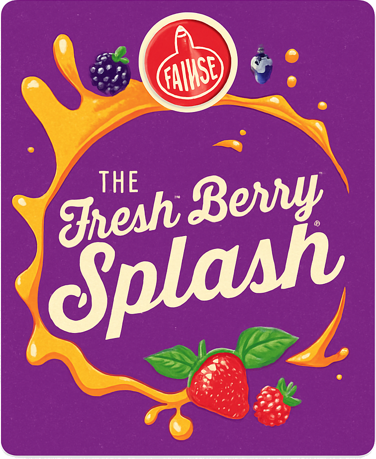 Etiket van Eanske Fresh Berry Splash