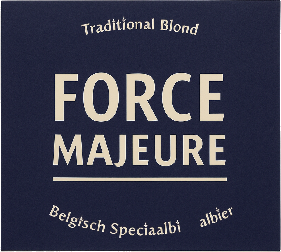 Etiket van Force Majeure Blond
