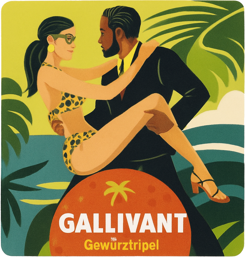 Etiket van Gallivant Mango Tango