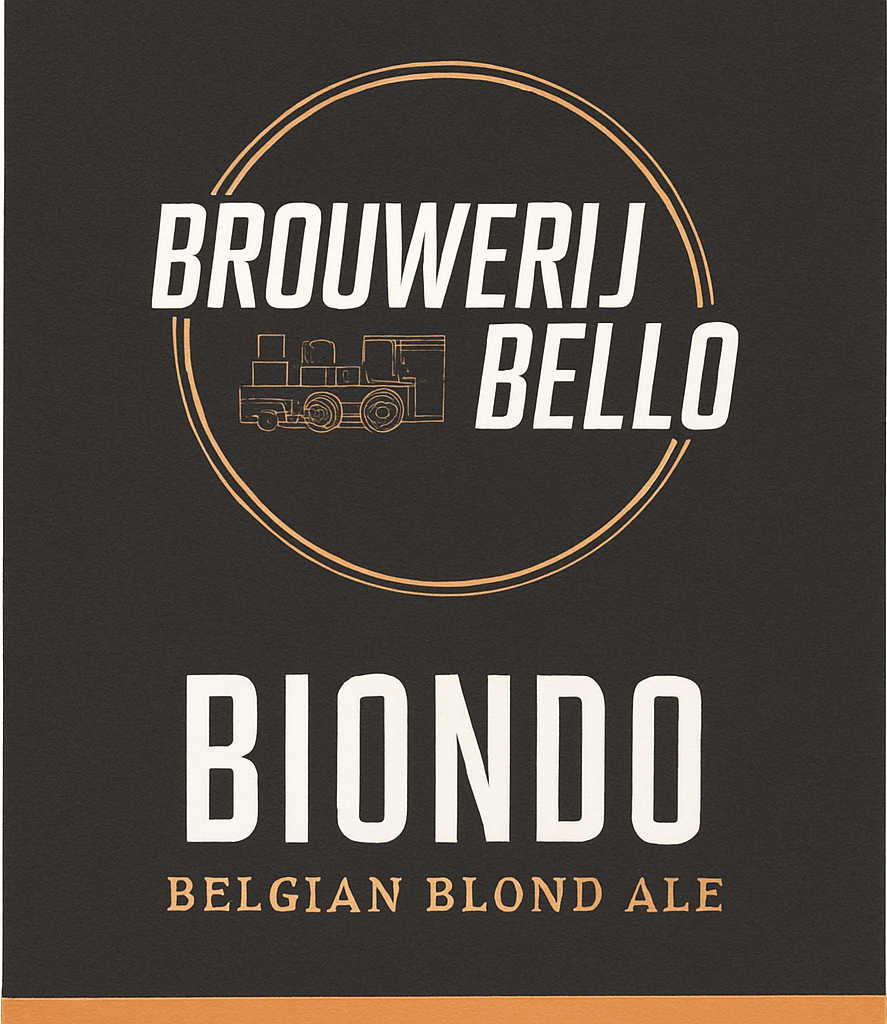 Etiket van Bello Biondo