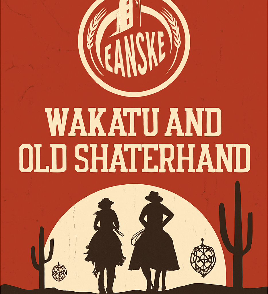 Etiket van Eanske Wakatu And Old Shatterhand