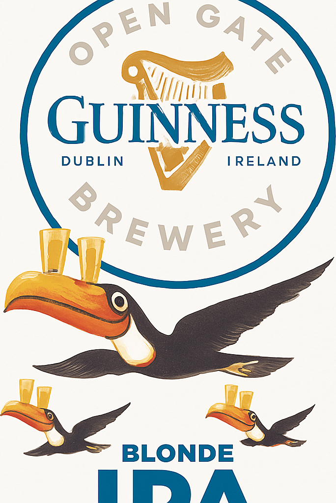 Etiket van Guinness Blonde IPA
