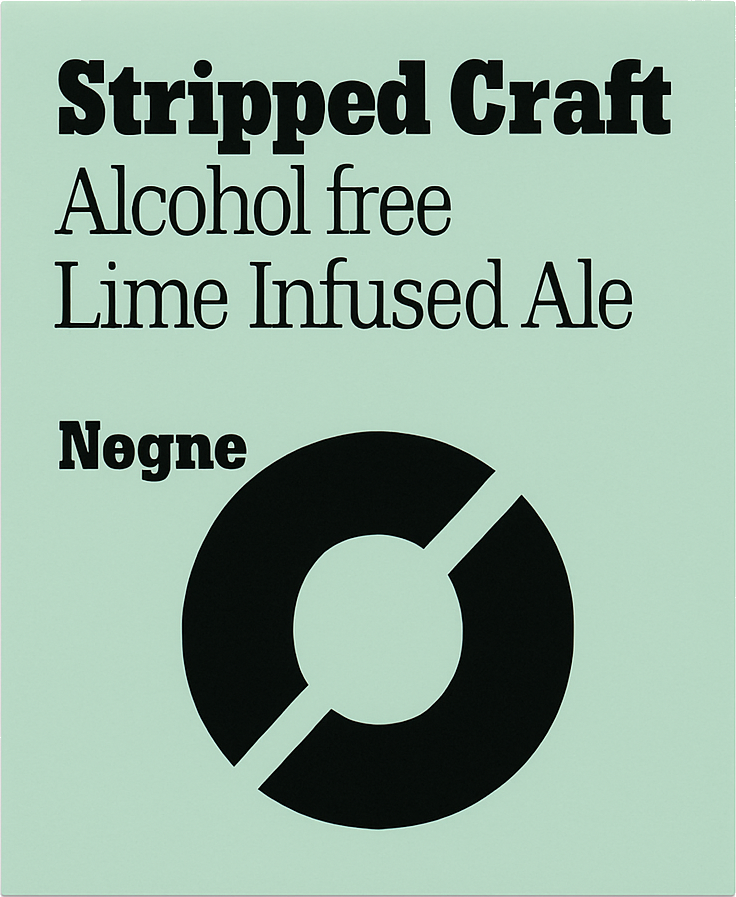 Etiket van Nøgne Ø Stripped Craft