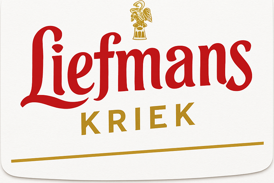 Etiket van Liefmans Kriek Brut