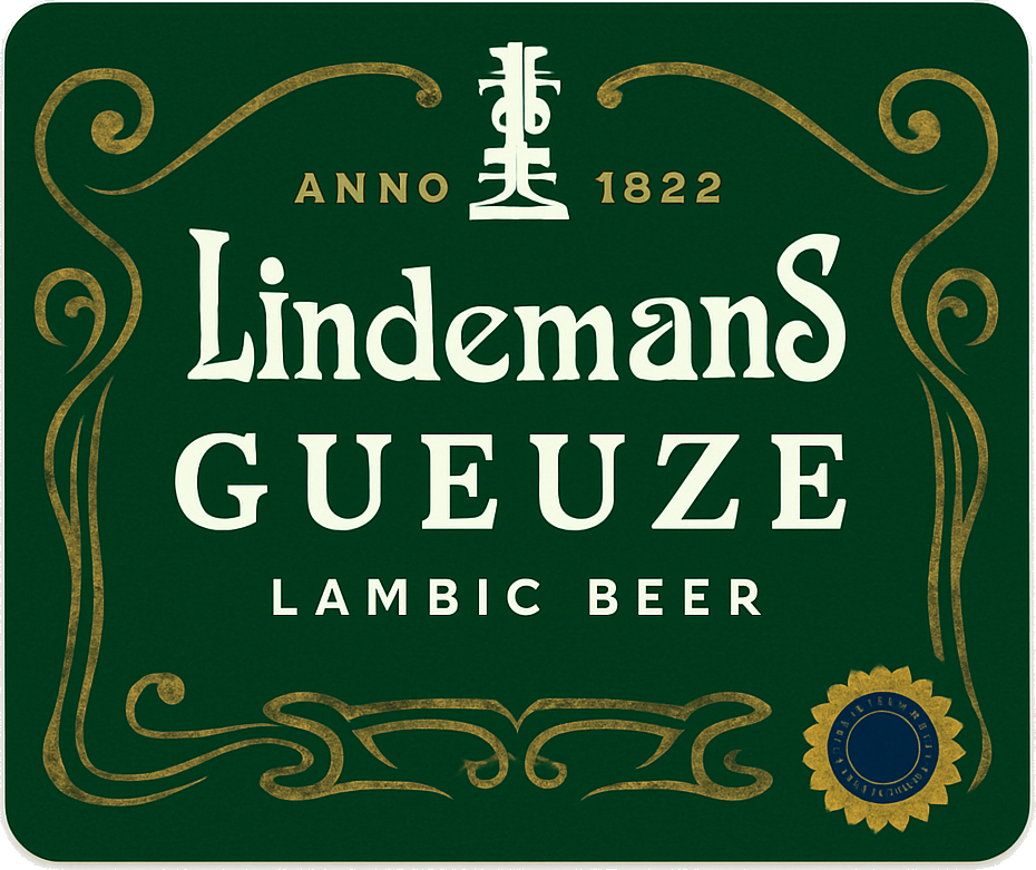 Etiket van Lindemans Gueuze
