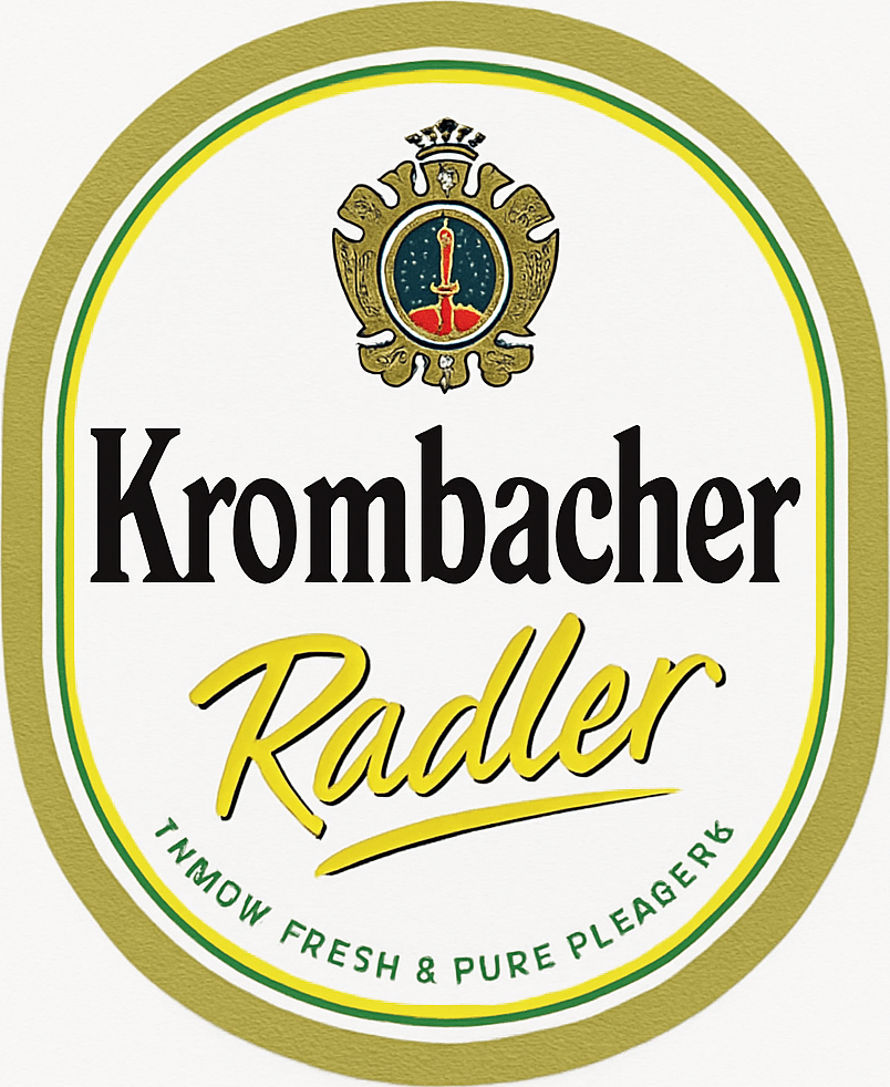 Etiket van Krombacher Radler