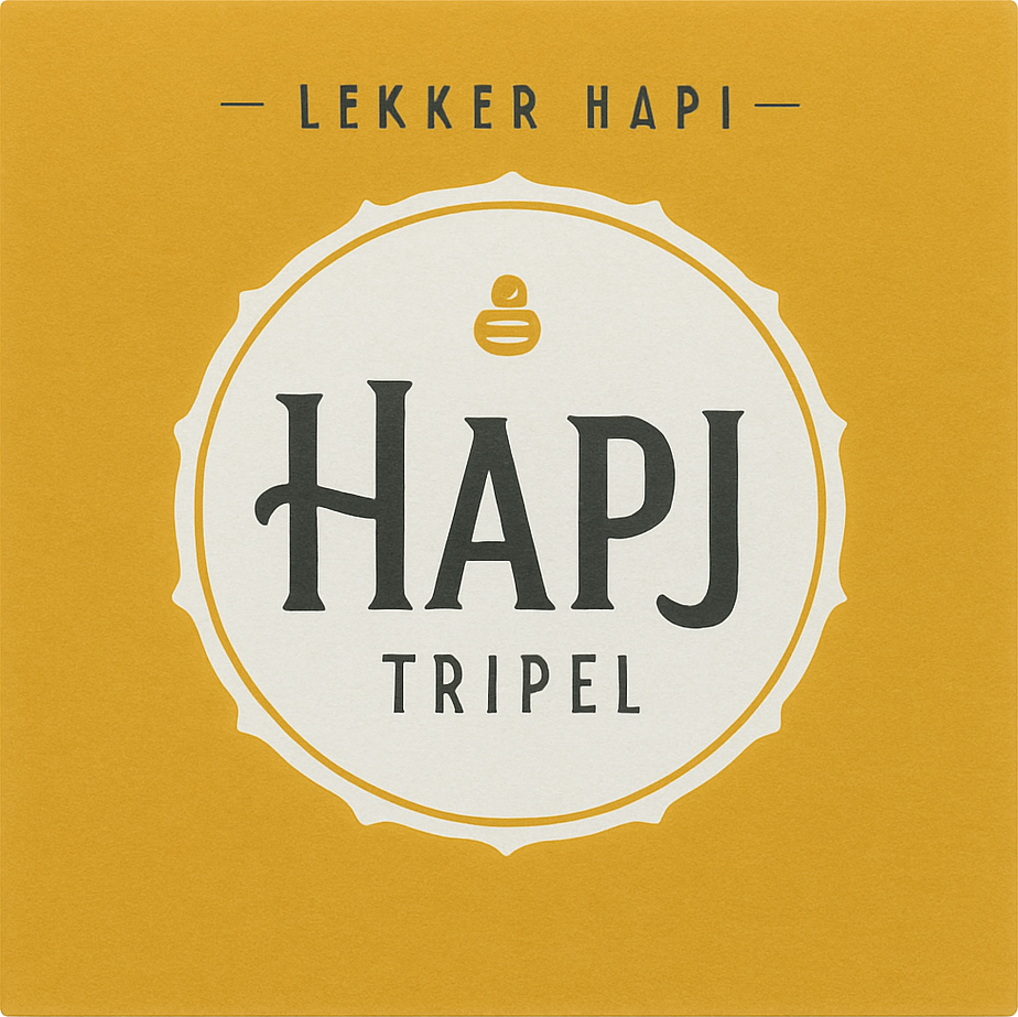Etiket van HAPJ Tripel