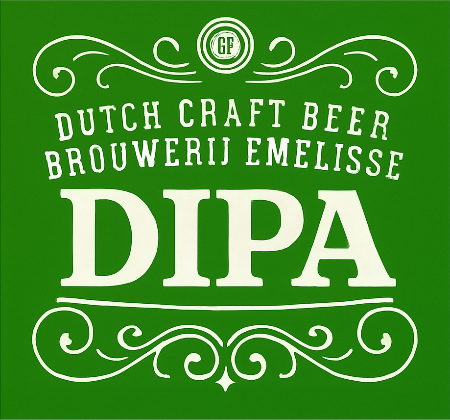 Etiket van Emelisse DIPA