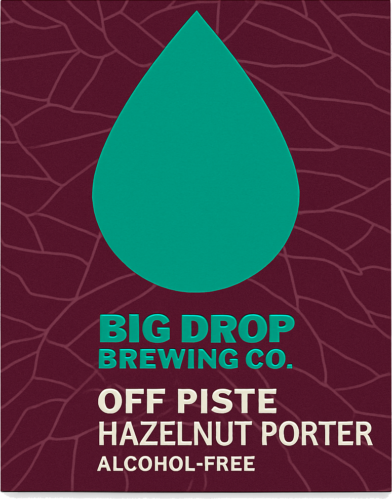 Etiket van Big Drop Off Piste Hazelnut Porter