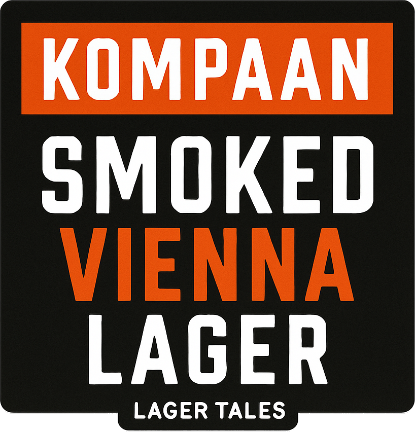 Etiket van Kompaan Lager Tales #1 Smoked Vienna Lager