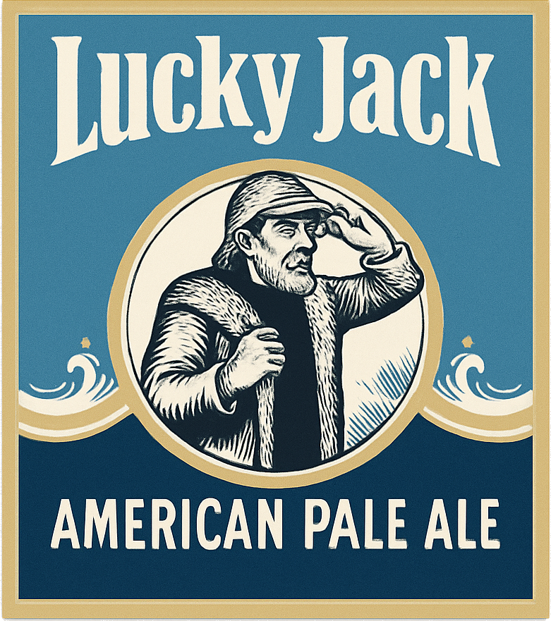 Etiket van Lervig Lucky Jack