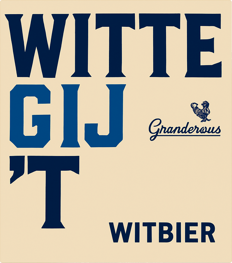 Etiket van KraftBier Witte Gij