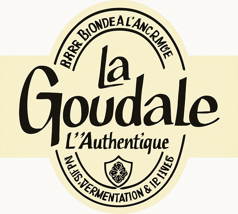 Etiket van La Goudale Blonde