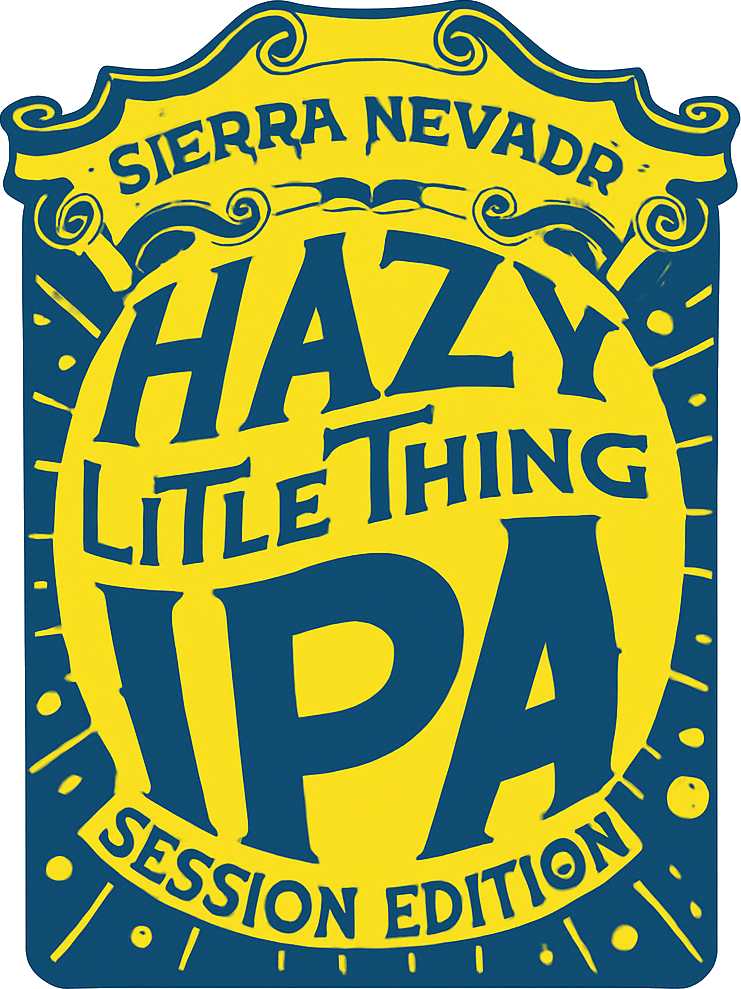 Etiket van Sierra Nevada Hazy Little Thing Session Edition