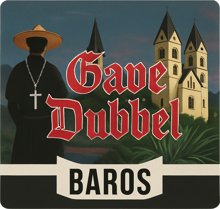 Etiket van Baros (a)Gave Dubbel