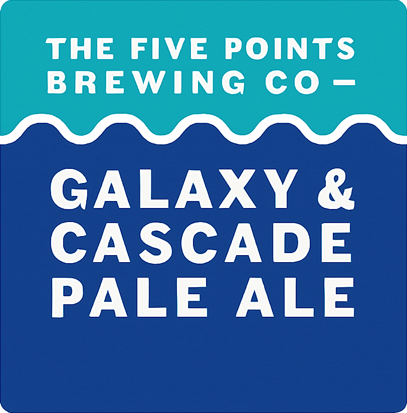 Etiket van Five Points Galaxy & Cascade Pale