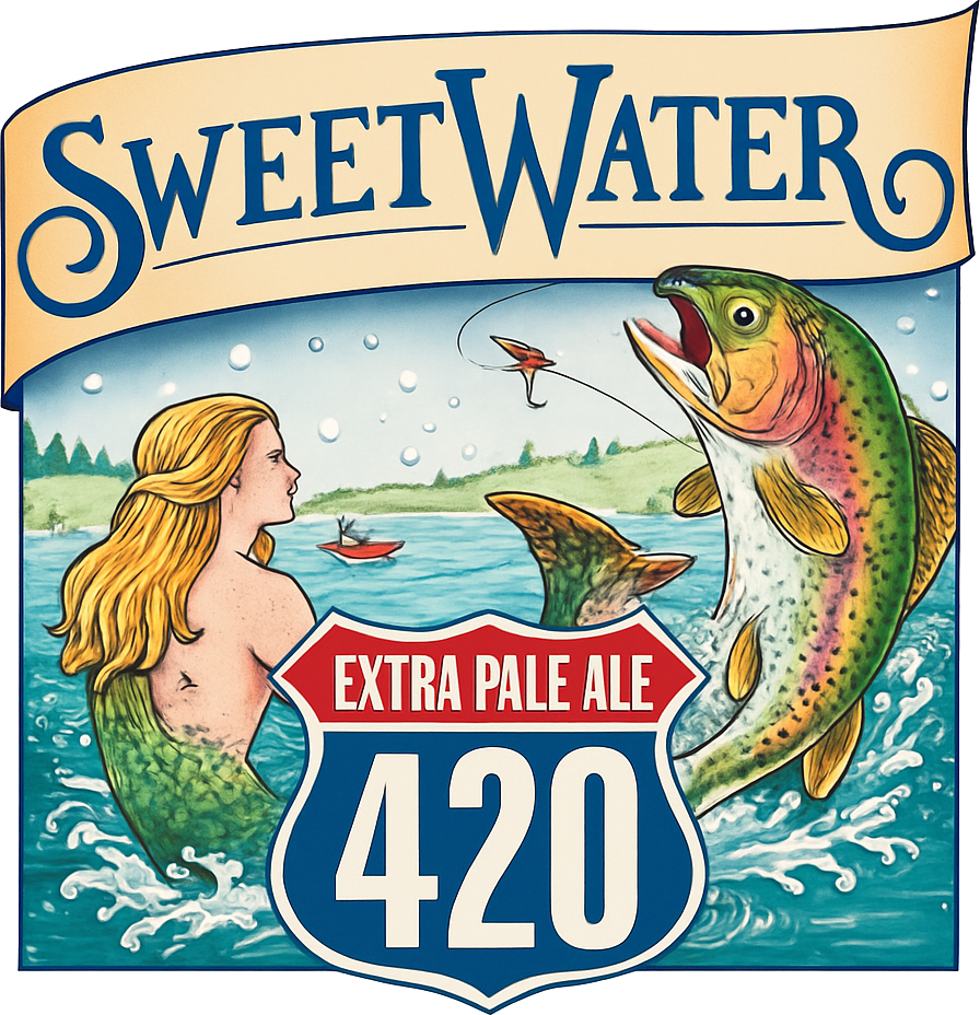 Etiket van SweetWater 420 Extra Pale Ale