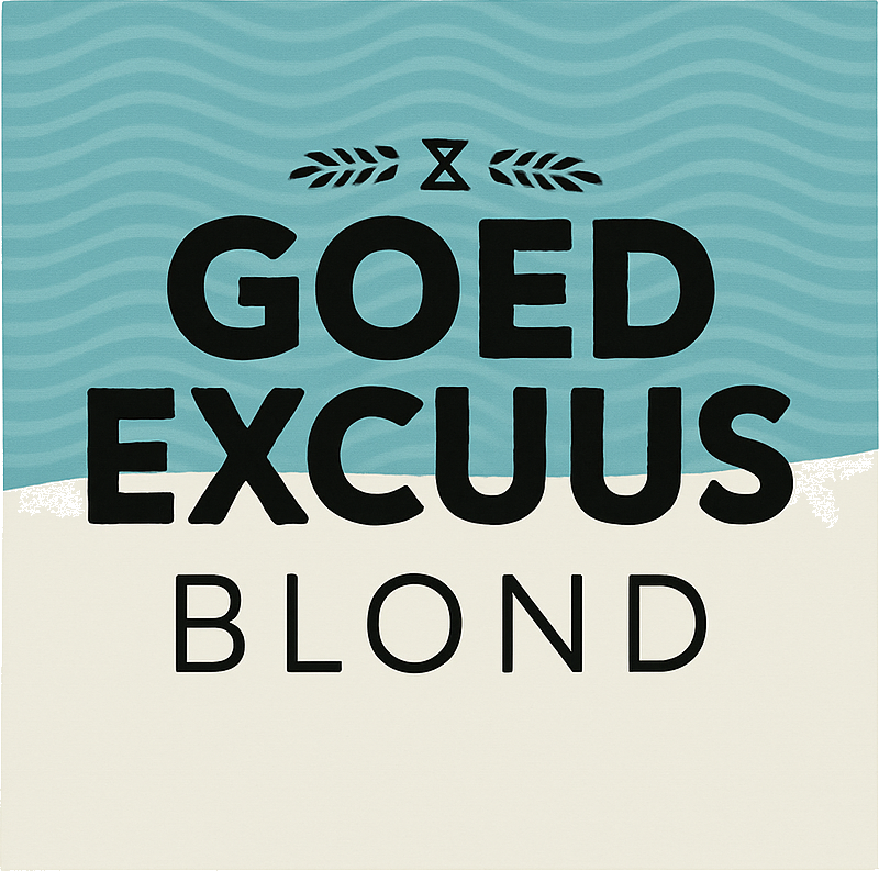 Etiket van Goed Excuus Blond