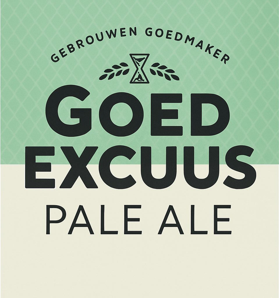 Etiket van Goed Excuus Pale Ale