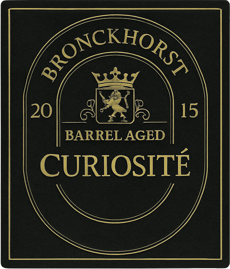 Etiket van Bronckhorster Barrel Blend Curiositè