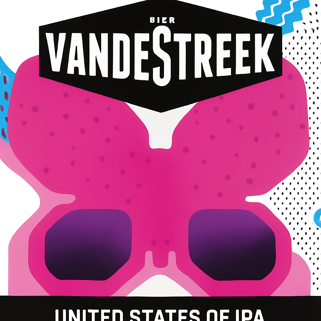 Etiket van vandeStreek United States Of IPA