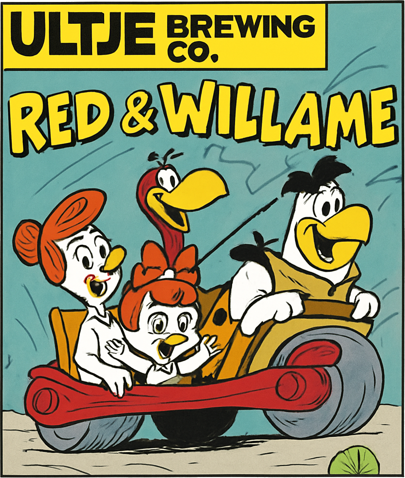 Etiket van Uiltje Fred & Willamette