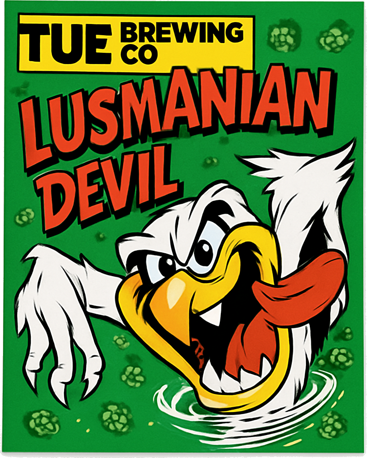 Etiket van Uiltje Talusmanian Devil