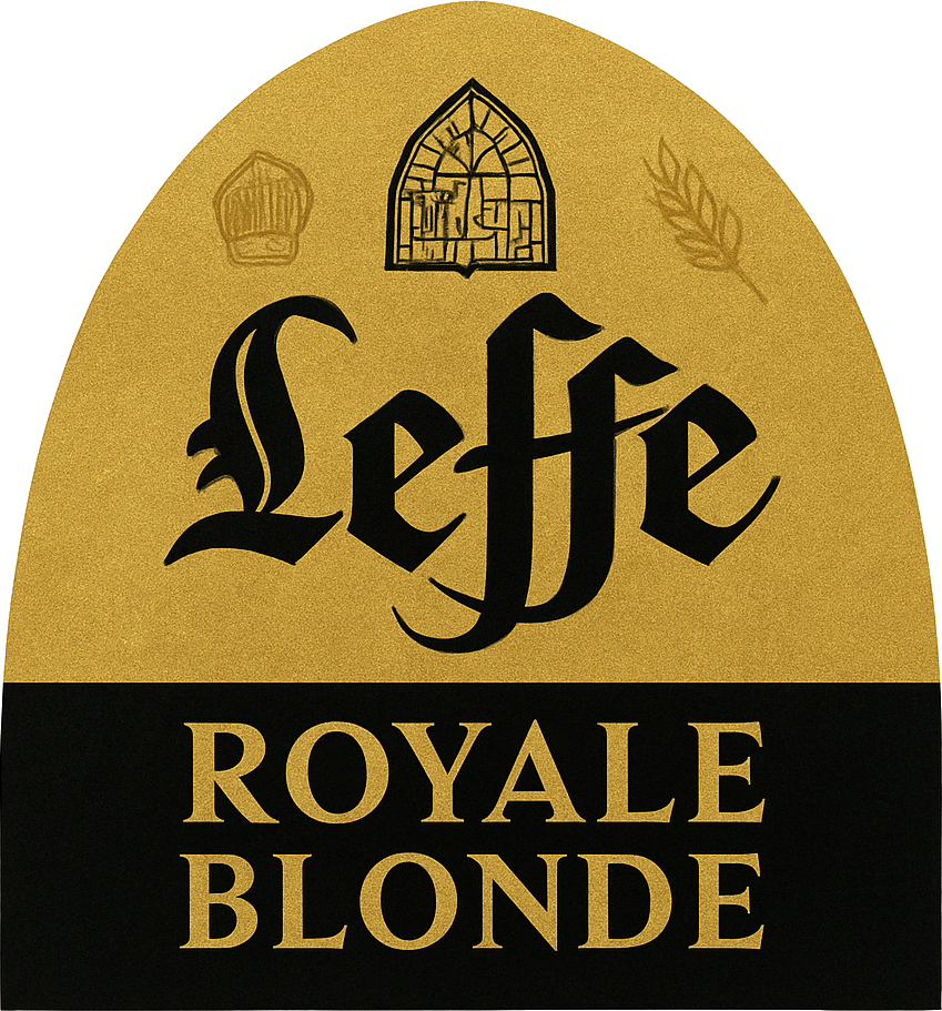 Etiket van Leffe Royale Blond