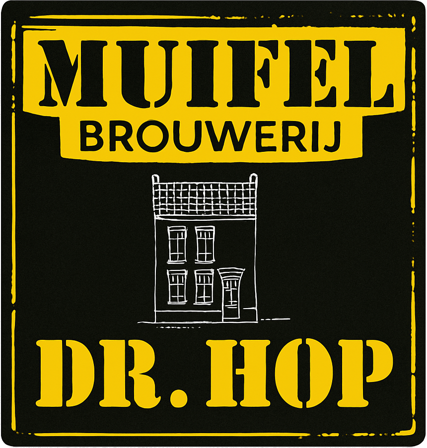 Etiket van Muifel Dr Hop DIPA