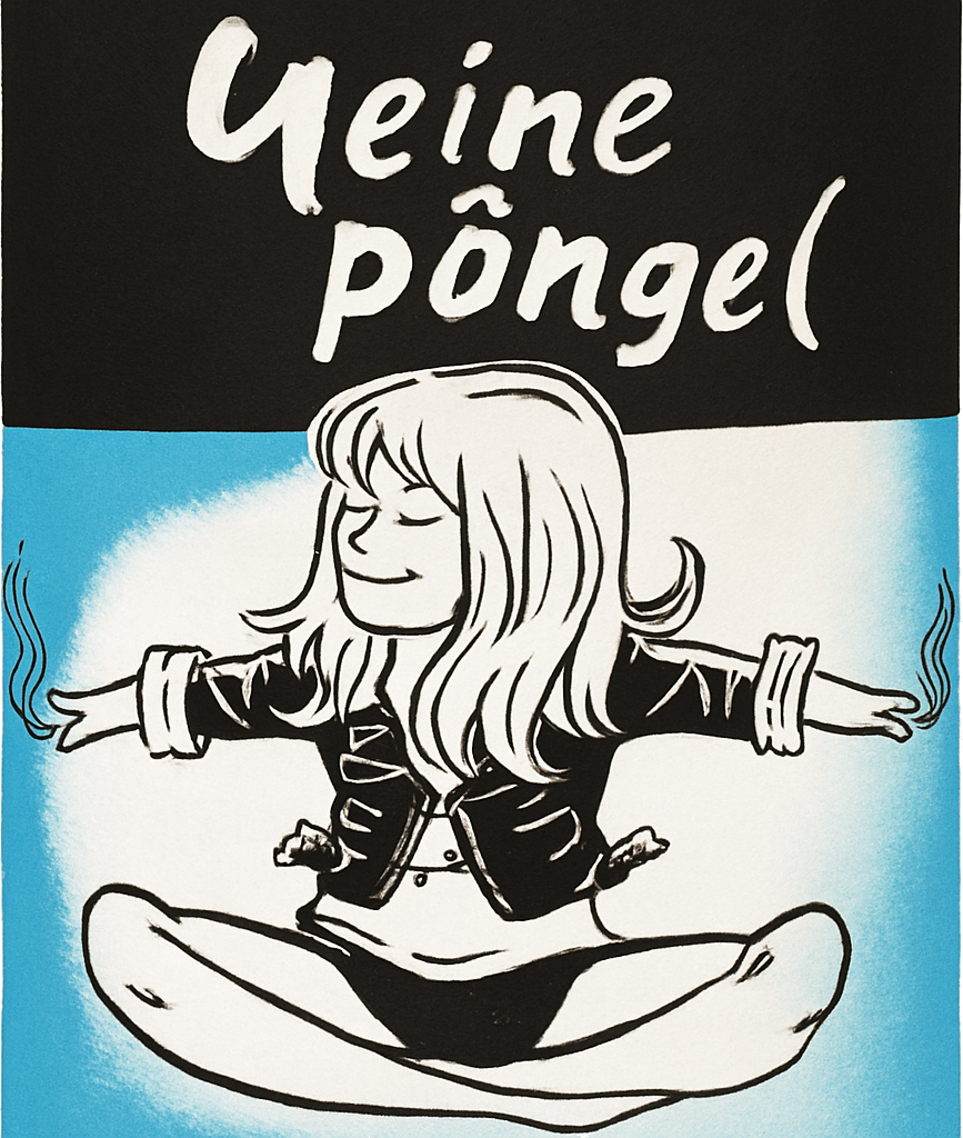 Etiket van Brouwschuur Geine Pôngel