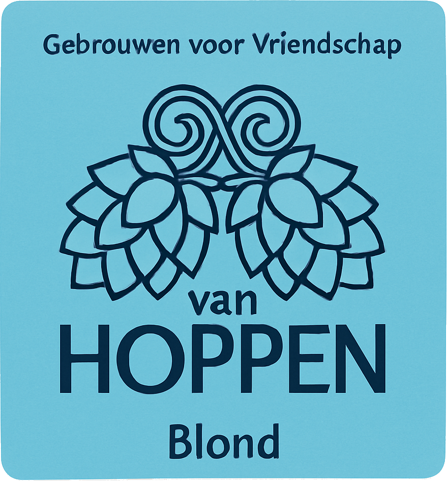 Etiket van Van Hoppen Blond